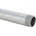 EEJJKDDF Standard-Wall Galvanized Steel Threaded Pipe Nipples and Pipe