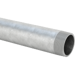 EEJJKDDH Standard-Wall Galvanized Steel Threaded Pipe Nipples and Pipe