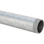 EEJJKDEH Standard-Wall Galvanized Steel Threaded Pipe Nipples and Pipe