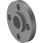 BHDDNBE Medium-Pressure Galvanized Steel Threaded Pipe Flanges