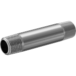 CECHKDD Standard-Wall Stainless Steel Threaded Pipe Nipples and Pipe