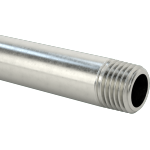 CECHKDEC Standard-Wall Stainless Steel Threaded Pipe Nipples and Pipe