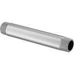 FEHANCBB Standard-Wall Stainless Steel Threaded Pipe Nipples and Pipe