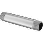 FEHANCBC Standard-Wall Stainless Steel Threaded Pipe Nipples and Pipe