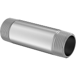 FEHANCBE Standard-Wall Stainless Steel Threaded Pipe Nipples and Pipe