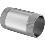 FEHANCBH Standard-Wall Stainless Steel Threaded Pipe Nipples and Pipe