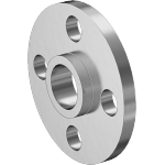 EDFAFKDEC Low-Pressure Stainless Steel Unthreaded Pipe Flanges