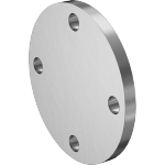 EDFAFKDIH Low-Pressure Stainless Steel Unthreaded Pipe Flanges