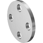 EDGBFKFHB Low-Pressure Stainless Steel Unthreaded Pipe Flanges