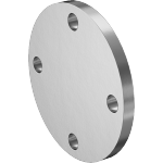 EDGBFKFHH Low-Pressure Stainless Steel Unthreaded Pipe Flanges